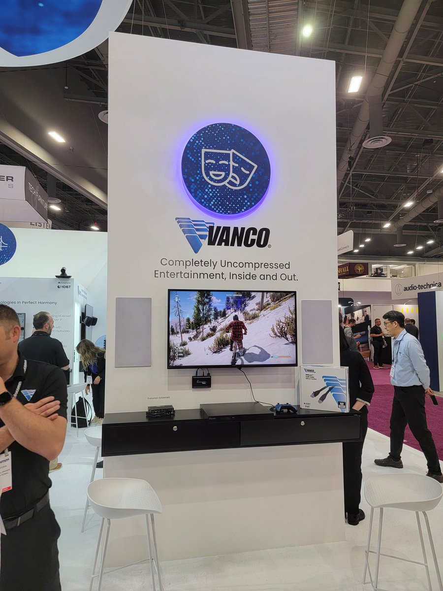 📽️<a href="/Vanco1AV/">Vanco International</a> some slick video distribution and extension tech on display in booth W1359. Stop by at 2 PM EDT for HDBaseT matrix training! #infocomm22 #infocomm2022 #avtweeps