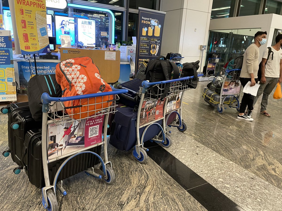 Akhiles77012252's tweet photo. @ChangiAirport Terminal - 1, reached 3hours before the flight departure time. Not allowed to check in by @IndiGo6E. There is no space to sit here no chairs many elder people are standing since hours waiting for check in. https://t.co/xUbCUzx60T