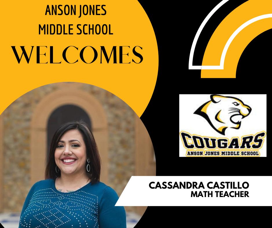 Please welcome Ms. Castillo to Jones! #MissionPossible #WeNotMe