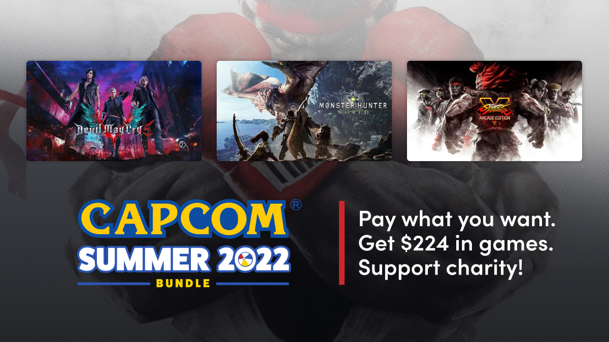Fill your summer with monstrous, devilish fun with this bundle of <a href="/CapcomUSA_/">Capcom USA</a> megahits! 

🏹 Monster Hunter: World
😈 Devil May Cry 5
👊 Street Fighter V
🐉 Dragon’s Dogma: Dark Arisen
+ tons more!

Pay what you want. Support <a href="/ACLU/">ACLU</a> and <a href="/TrevorProject/">The Trevor Project</a>. 

ow.ly/vR4N50JsMhZ