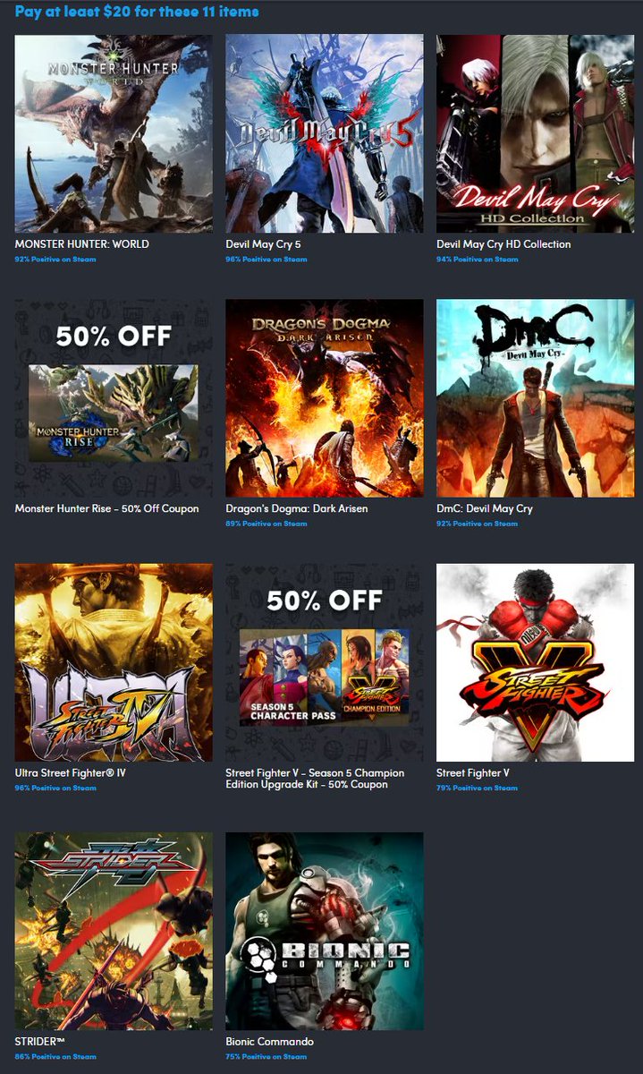 UPDATE] Humble Capcom Bundle