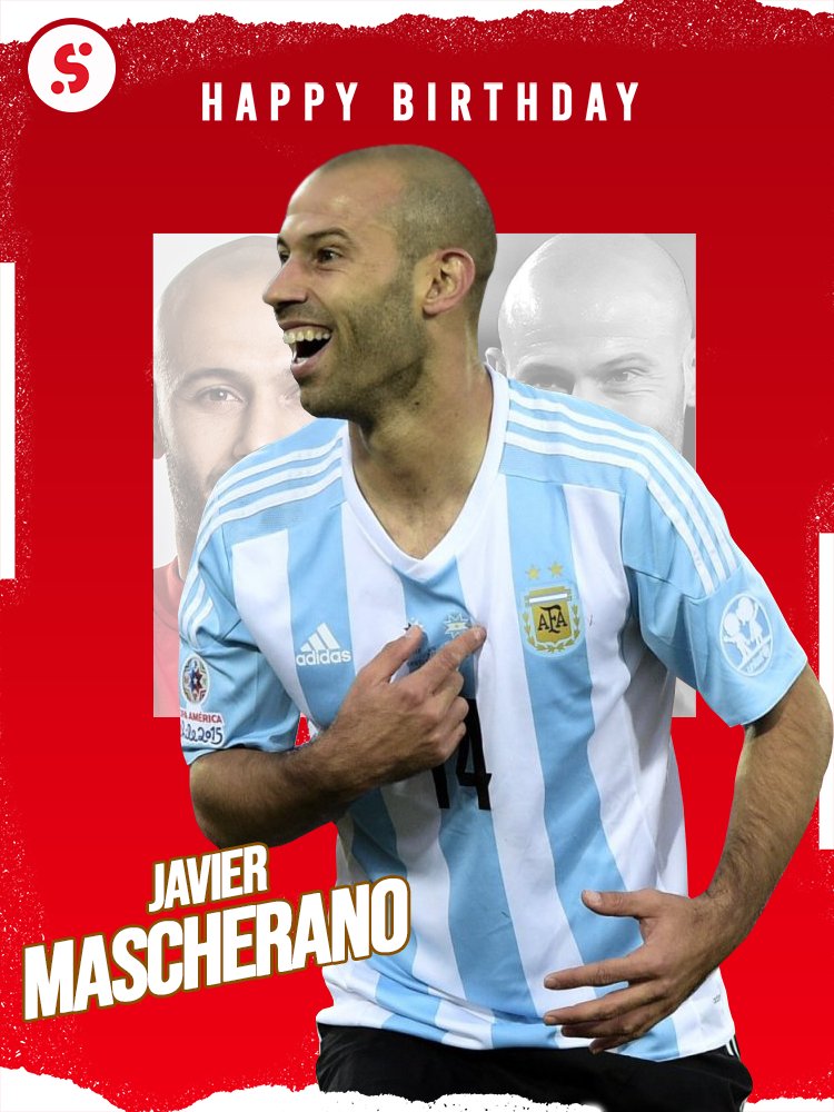 Happy birthday to Javier Mascherano who turns 38 today!     