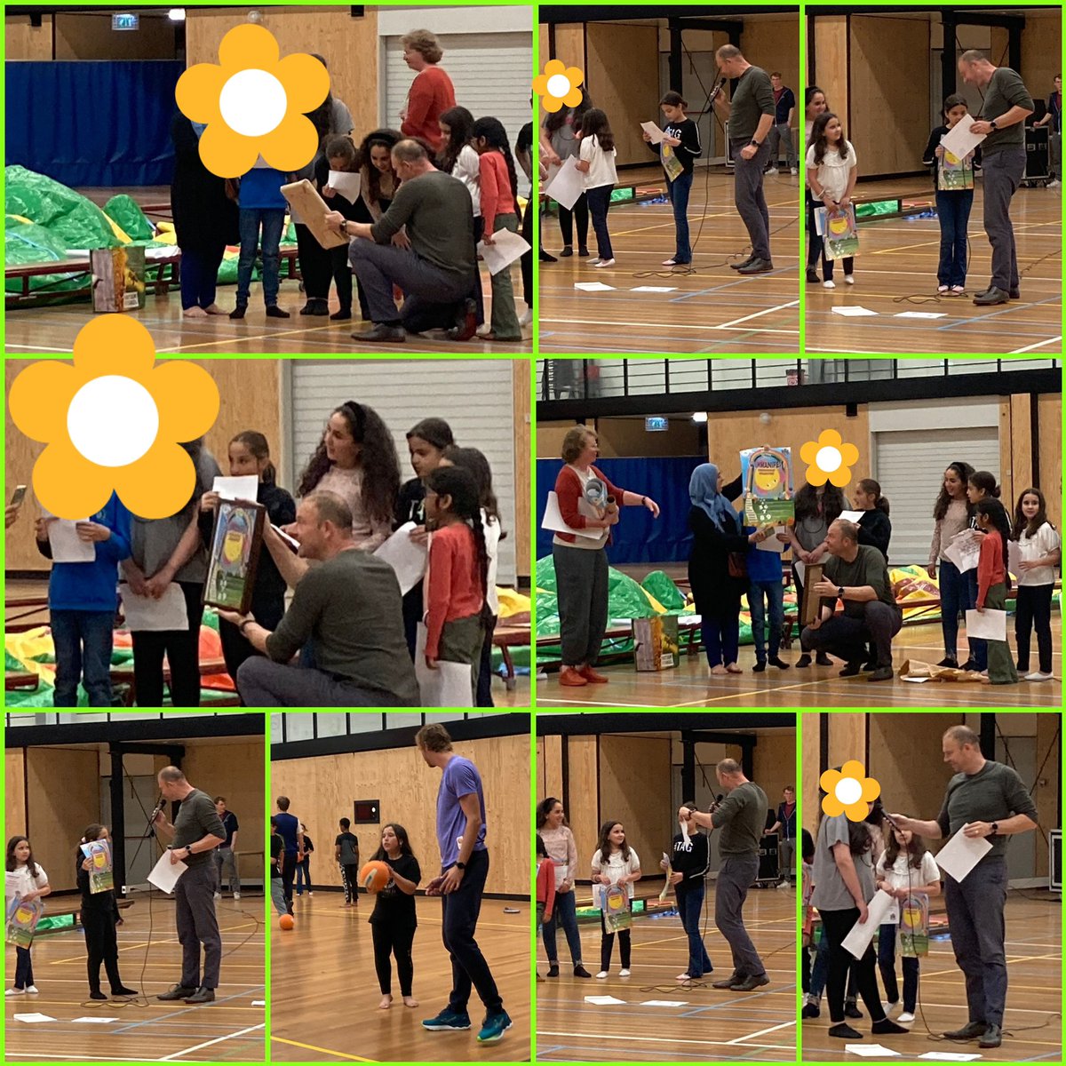 Vandaag overhandigde de leden van de #kinderwijkraad #Morgenstond hun #manifest aan een vertegenwoordiger van de <a href="/GemeenteDenHaag/">Gemeente Den Haag</a> Er waren kinderen van verschillende scholen betrokken.Gelukkig mochten alle kinderen uit de wijk binnen spelen want het regende erg hard <a href="/EiberKorfbal/">HKV/Ons Eibernest</a>