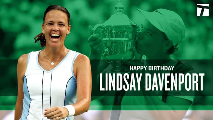 Former World No.1
6x Major Champion
Olympic Gold Medalist

Happy Birthday to our very own Lindsay Davenport! 