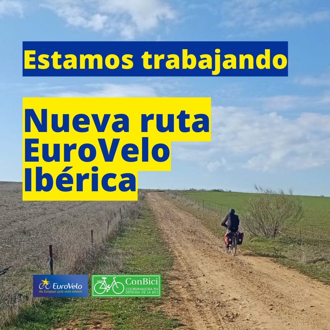 Estamos trabajando junto a la <a href="/fpcub/">FPCUB</a> y las CC.AA #Madrid #Extremadura #CastillaLaMancha y #Aragón en la presentación de una nueva propuesta de ruta #EuroVelo a la <a href="/EuCyclistsFed/">European Cyclists' Federation</a> 
#Eurovelo #cicloturismo #EfectoBicicleta
👉🏻eurovelospain.com/nueva-ruta-eur…
👩🏻‍💻 Seguiremos informando.