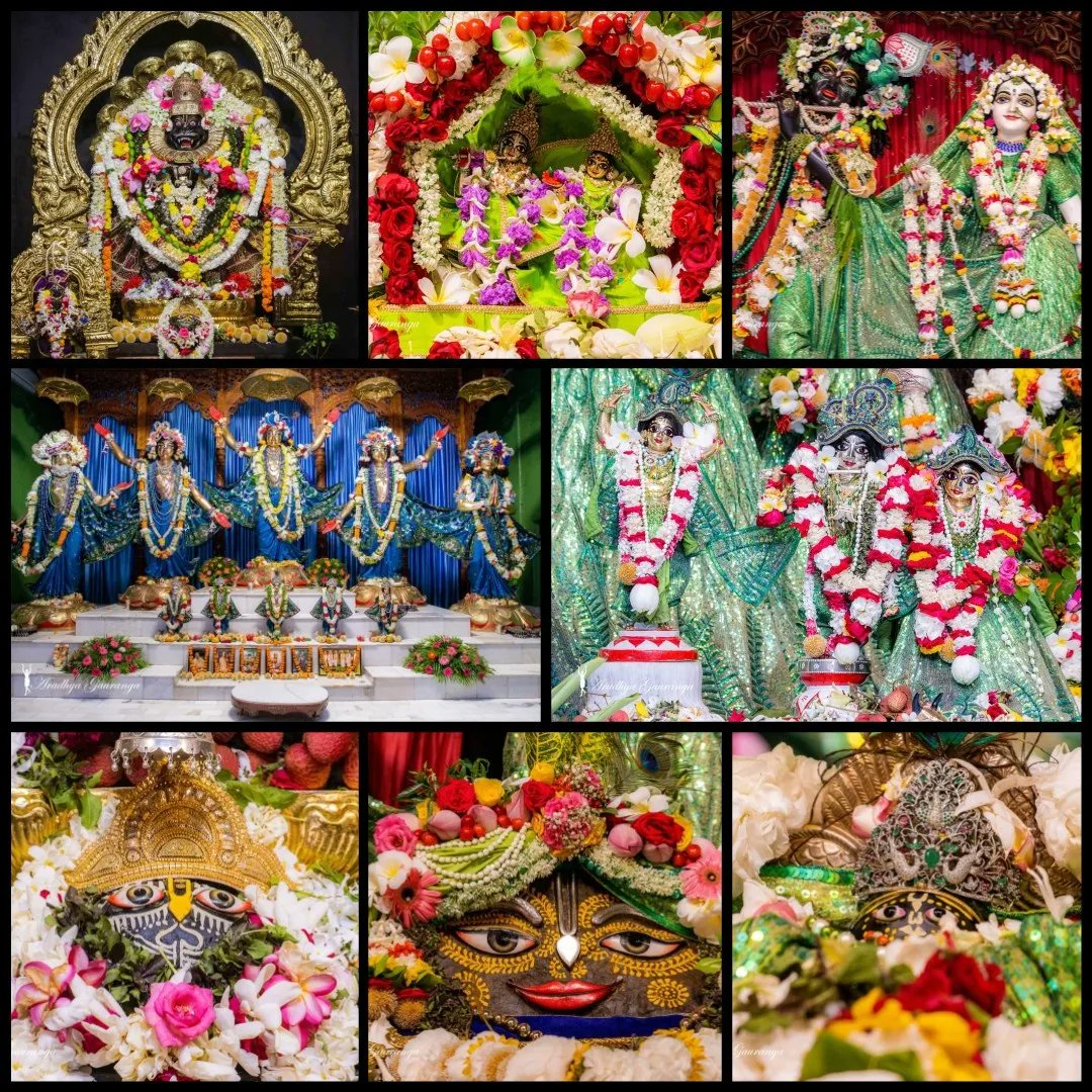vrajaviharinis's tweet photo. 🤩😍DAILY DARSHAN😍🤩
(Iskcon Vrindavan)
(Iskcon Mayapur)
(Iskcon Pune)
(Iskcon Kolkata)
#lordkrishna #srimatiradharani #panchatatwa #jaijaganathdev #jaisubhadramaharani #jaibalaramdev #dailydarshan #auspicious #beauty #jaigaurnitai #jaigirirajbhagvan #jaisrinrishangadev #Iskcon https://t.co/i0ECAdvmTh