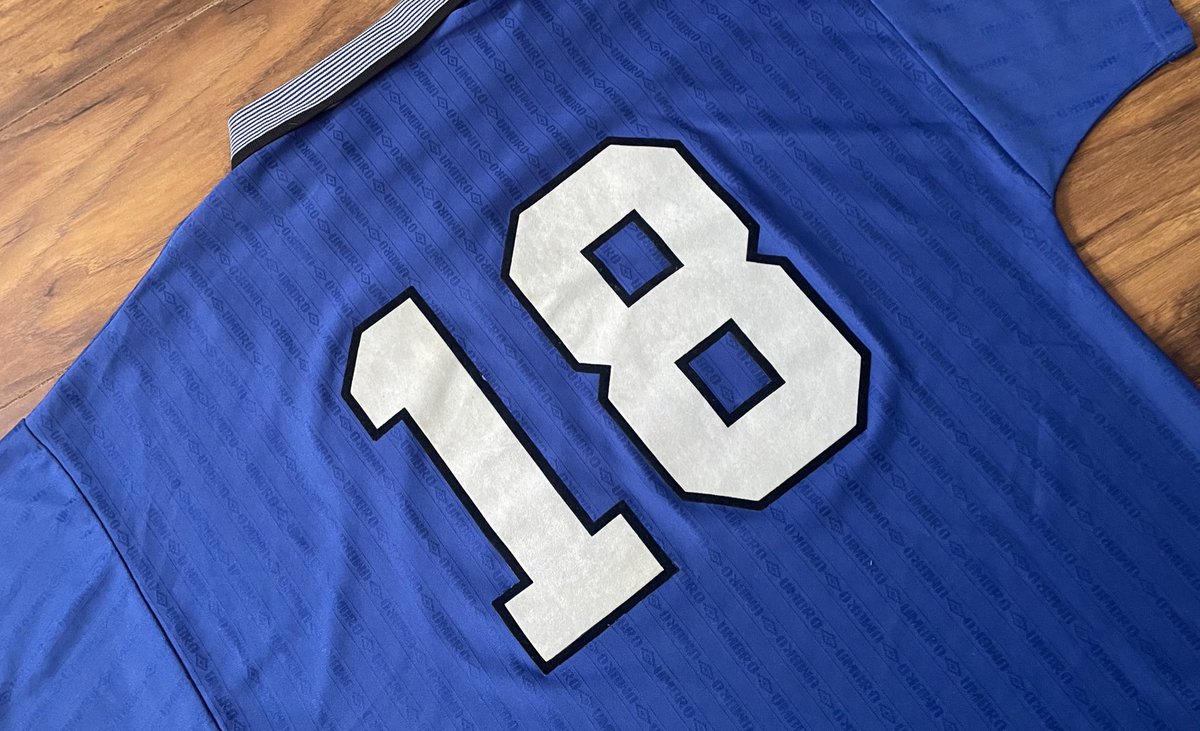 🔵1995 match worn (pre season) 

18 - Joe Parkinson