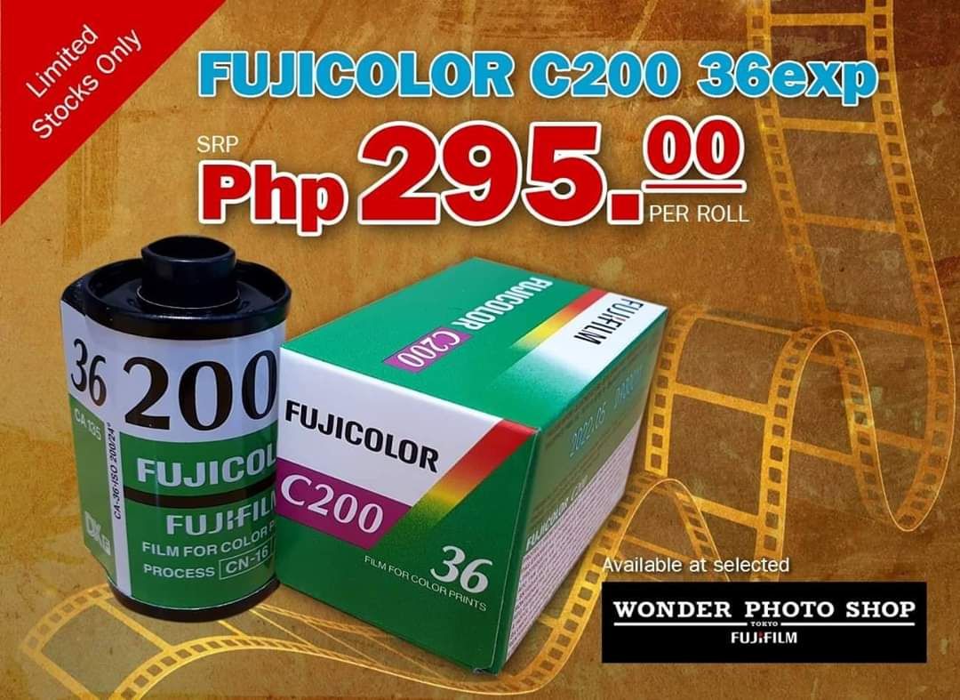 steffsarsi's tweet photo. 2 years ago this only used to be 295 pesos. That 700 doesn't even include developing and print/scan yet 🥲 https://t.co/eBtC1YnT4m