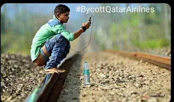 AbdulkaderMB's tweet photo. #QatarAirways
Chaddi-Dhari asked to #BoycottQatarAirways 🤣 https://t.co/Z6FXixRN3O