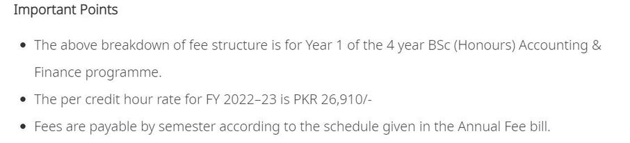 LUMSFeeHike's tweet photo. There's been a 13% fee hike in our per credit hour fee (from PKR 23,760 to PKR 26,910). The hostel fee has also increased to over 60k+. To put things into perspective, you'll be now paying 50k+ more just to study the same 16 CHs. 
#LUMSFeeHike @LifeAtLUMS @VCofLUMS https://t.co/uNU80GZWcL