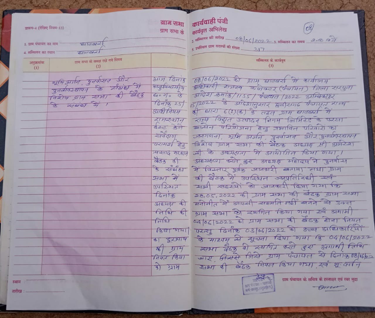 ग्राम सभा में कोयला खदान का विरोध