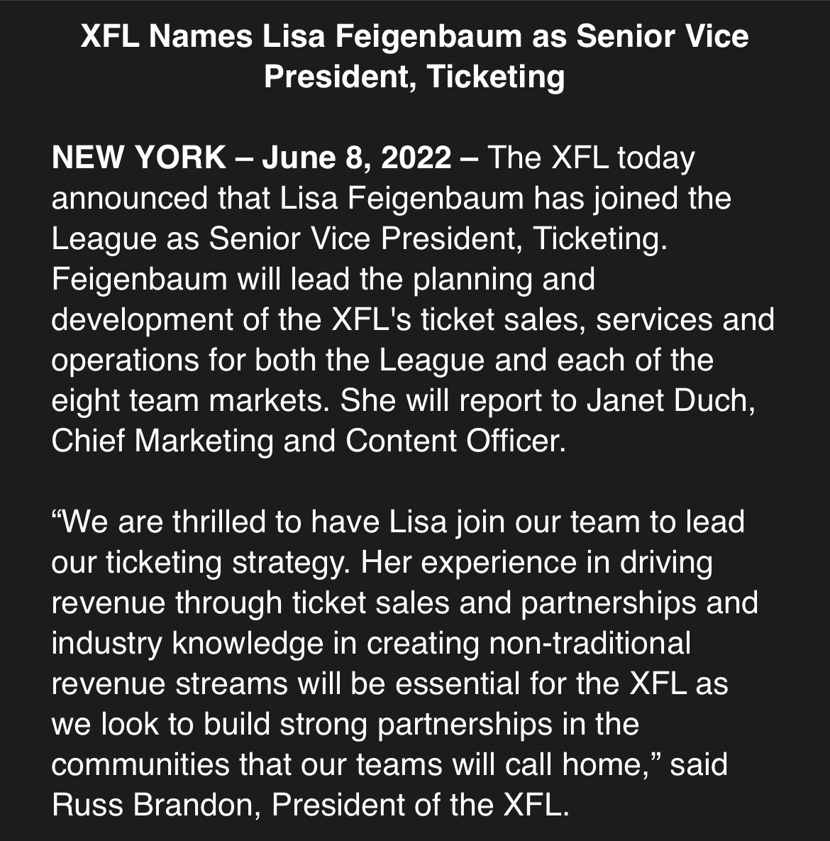 The Markcast® tweet media