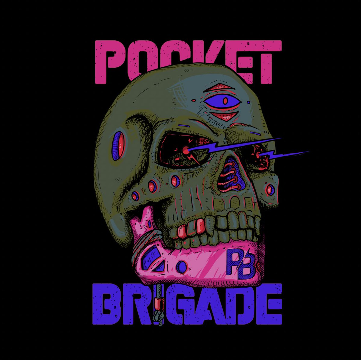 Good morning/afternoon/night my skulls!
This commissioned work is for a patch. I wanted to do a neon version (green) and a retro version (bluish). Which one do you like the most?

#nftart #skulls #skullart #skull #cyberpunk #patch #neon #colorful #artist #illustration #macabre