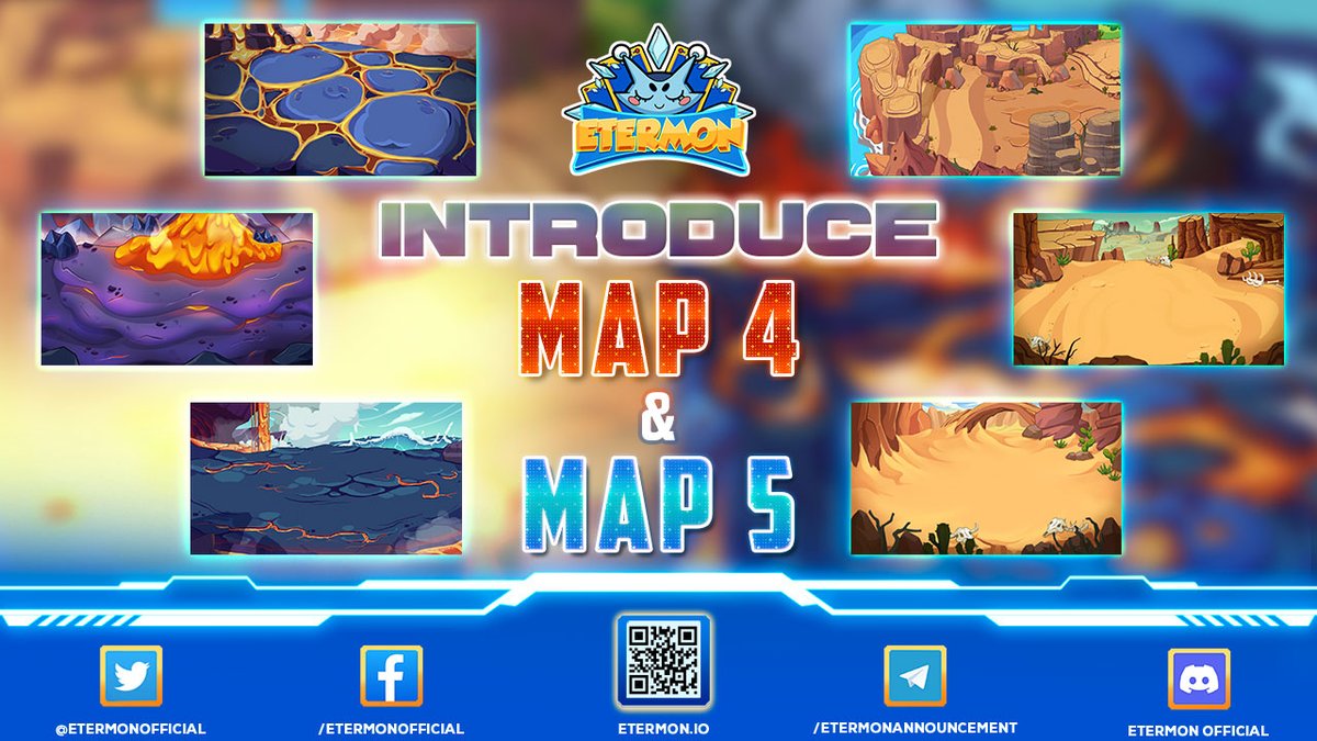 🗺️ 𝐈𝐍𝐓𝐑𝐎𝐃𝐔𝐂𝐄 𝐌𝐀𝐏𝐒 𝟒 𝐀𝐍𝐃 𝟓 𝐈𝐍 𝐄𝐓𝐄𝐑𝐌𝐎𝐍 🗺️

💎 Today, Etermon is pleased to introduce new maps of us Map 4 and Map 5 in Season 3. 

🌟 Map 4 includes 8 areas

🌟 Map 5 also includes 8 areas