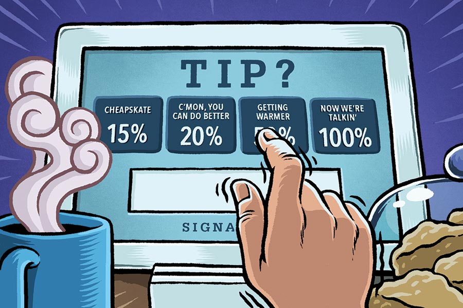 FantasySci's tweet photo. Service TIPs 10% in 1970. 2020 = 15%. Now 20% to 25%! Inflation makes the meal higher cost and tip amount is already higher at 15%.
I like tipping good service. But why are we now tipping fast food that provide no personal service?
That’s like tipping at 7-11?
Your thoughts? https://t.co/WKMALDMx3c
