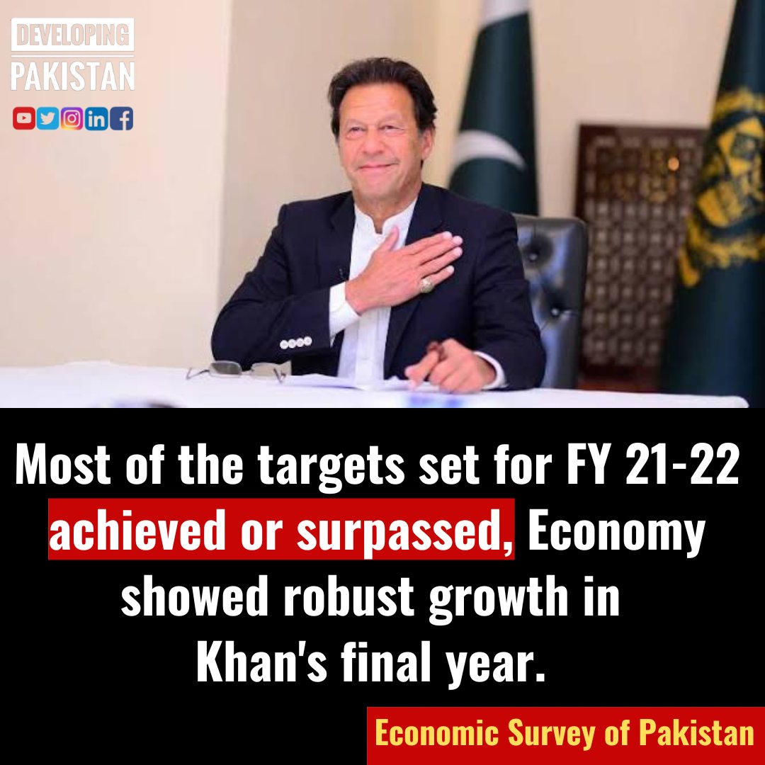 developingpak's tweet photo. According to the Planning Commission’s estimations made in the 105th meeting of National Accounts Committee (NAC), the provisional GDP growth rate for the year 2021-22 is estimated at 5.97%. https://t.co/AcPi713N3J