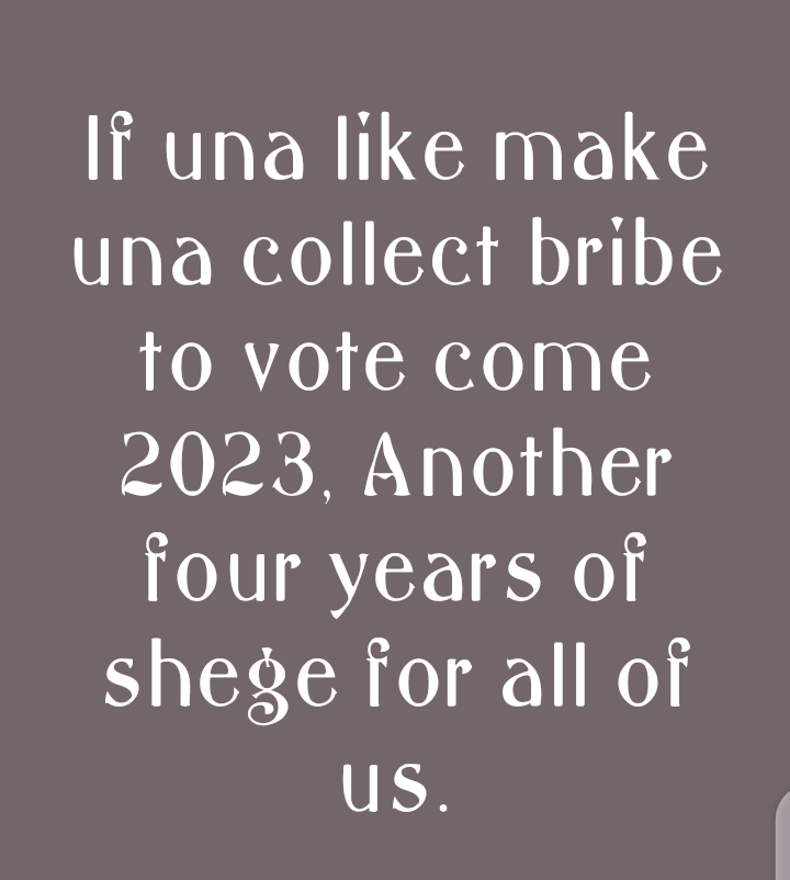 TunmiseHQ's tweet photo. Think bout it when u are less busy
Tinunubu Northern Christian #APCPresidentialPrimaries #APCDelegates #Capitalcom Pooja MC Oluomo Jack Rich #ASUU Aisha #BAT2023 Delegates Hausa https://t.co/3wUxE00nN9