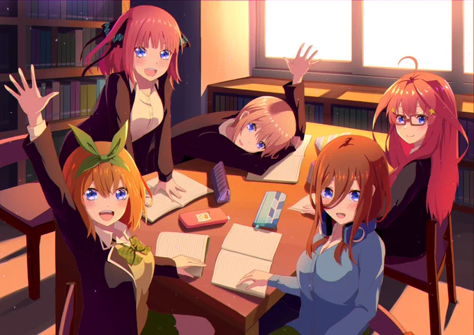 放課後の図書室
 #五等分の花嫁 