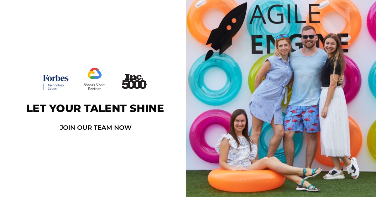 agileengine's tweet image. Ever wanted to pump up your skills at a global software company featured by Inc. 5000? Come grab the right opportunity for your growth 👉 bit.ly/3HaE8w3