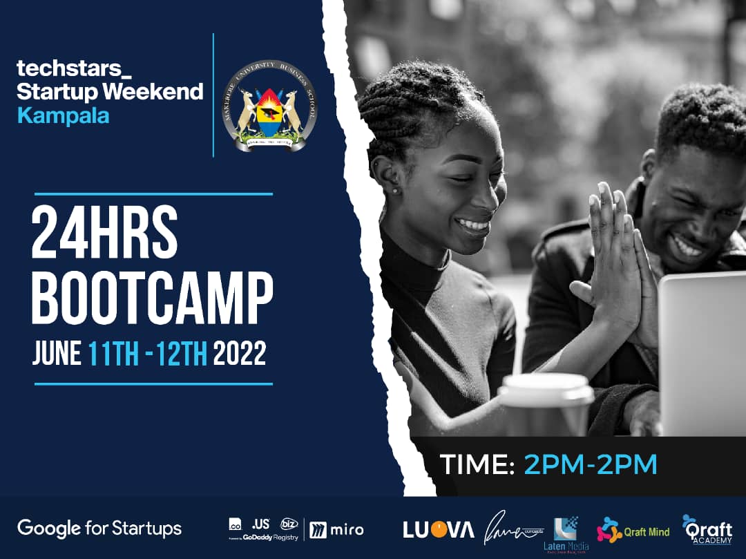 OfficialMubs's tweet photo. We're opening opportunities to anyone with the Techstars Startup Weekend Kampala, Its a great place to connect with passionate people driven to build something new.
Join us for a 24hr Bootcamp this Weekend at the MUBS Library,11 June at 2:00 pm to 12th June, 2022. https://t.co/iNNjCmlCVL