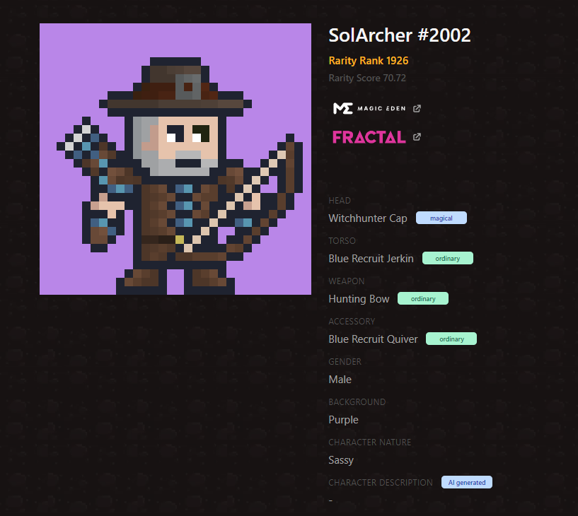 Have to love the matching Torso and Quiver💙