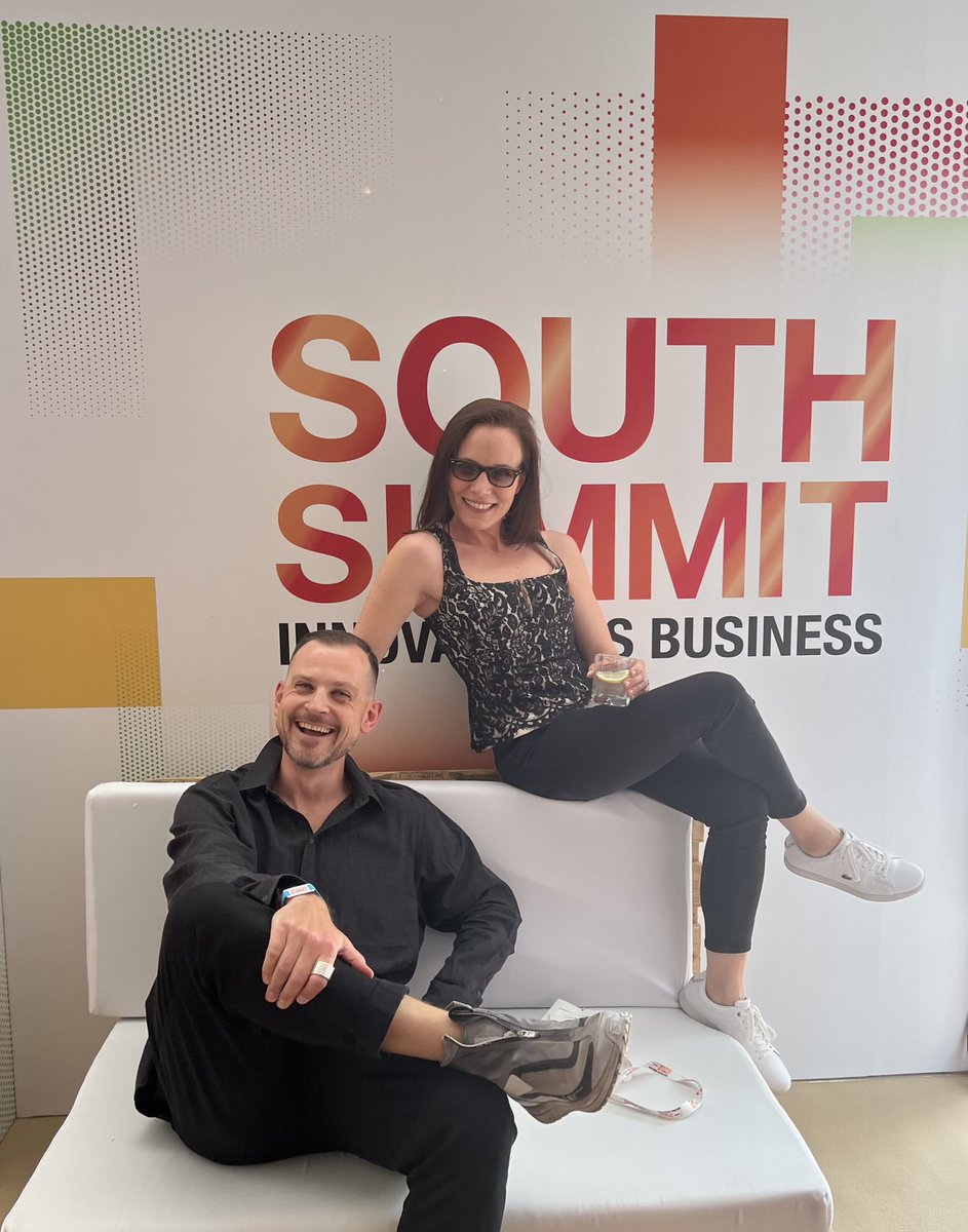 sesamers's tweet photo. Our #ProudSesamers @avecsuz &amp;  @nikita_dedik @go_road_travel en fuego in Madrid today 🇪🇸 

😎 #SouthSummit22 https://t.co/ZAMGkIcOSK