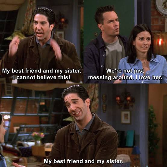 bluntfilmed's tweet photo. This is how gullible I am. #RossGeller https://t.co/8oXj8hF5Yd