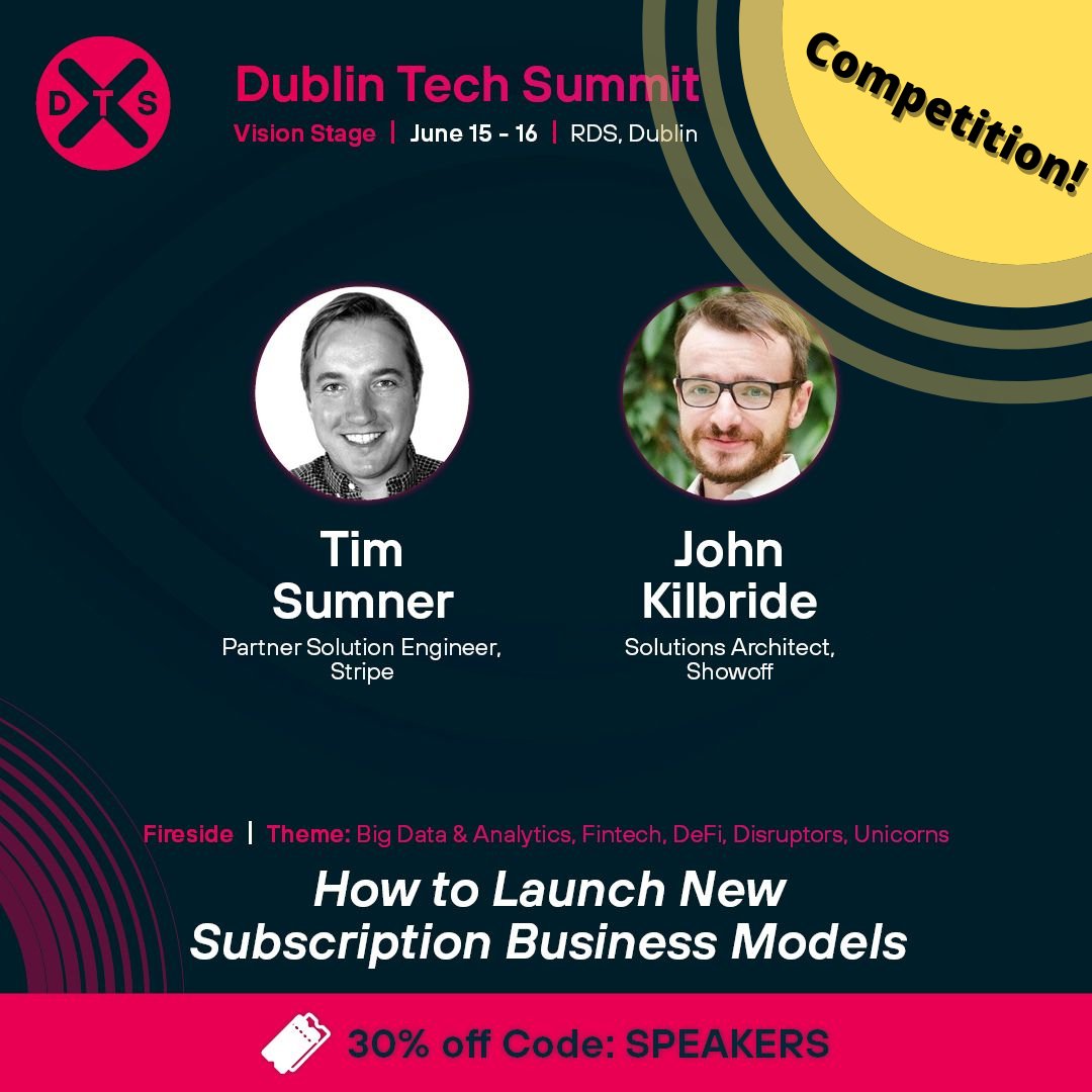 To celebrate being part of <a href="/DubTechSummit/">Dublin Tech Summit</a> next week, we have 2 free tickets to #giveaway ! To enter:
Like &amp; share this tweet &amp; follow us on Twitter before 9am on Monday 12th June 👍

Best of luck! 

#Competition #DTS22 #Win #TechEvents
