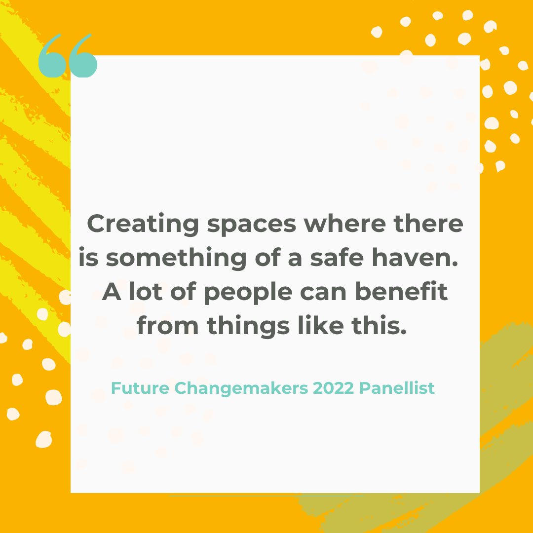 camden_giving's tweet photo. #FutureChangemaker panellist shared a powerful message on creating safe havens in #Camden where young people felt comfortable and listened to 👂 🗣️ The objective of the fund is to support local projects, with decisions led by young people who understand the challenges best. https://t.co/4WnVuZDghY