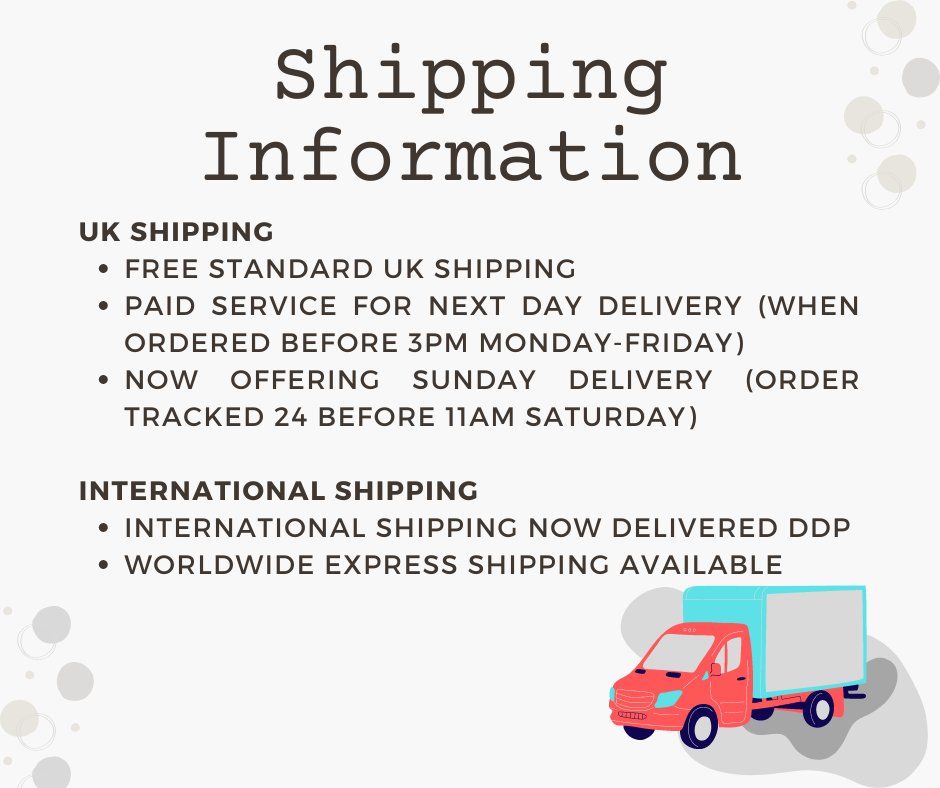 We are now delivering on Sundays (when ordered on a Tracked 24 service before 11am Saturday)! Free Standard UK Shipping available on all UK orders - shipped same day when ordered before 3pm Monday-Friday, and before 11am Saturday. sportyswim.co.uk