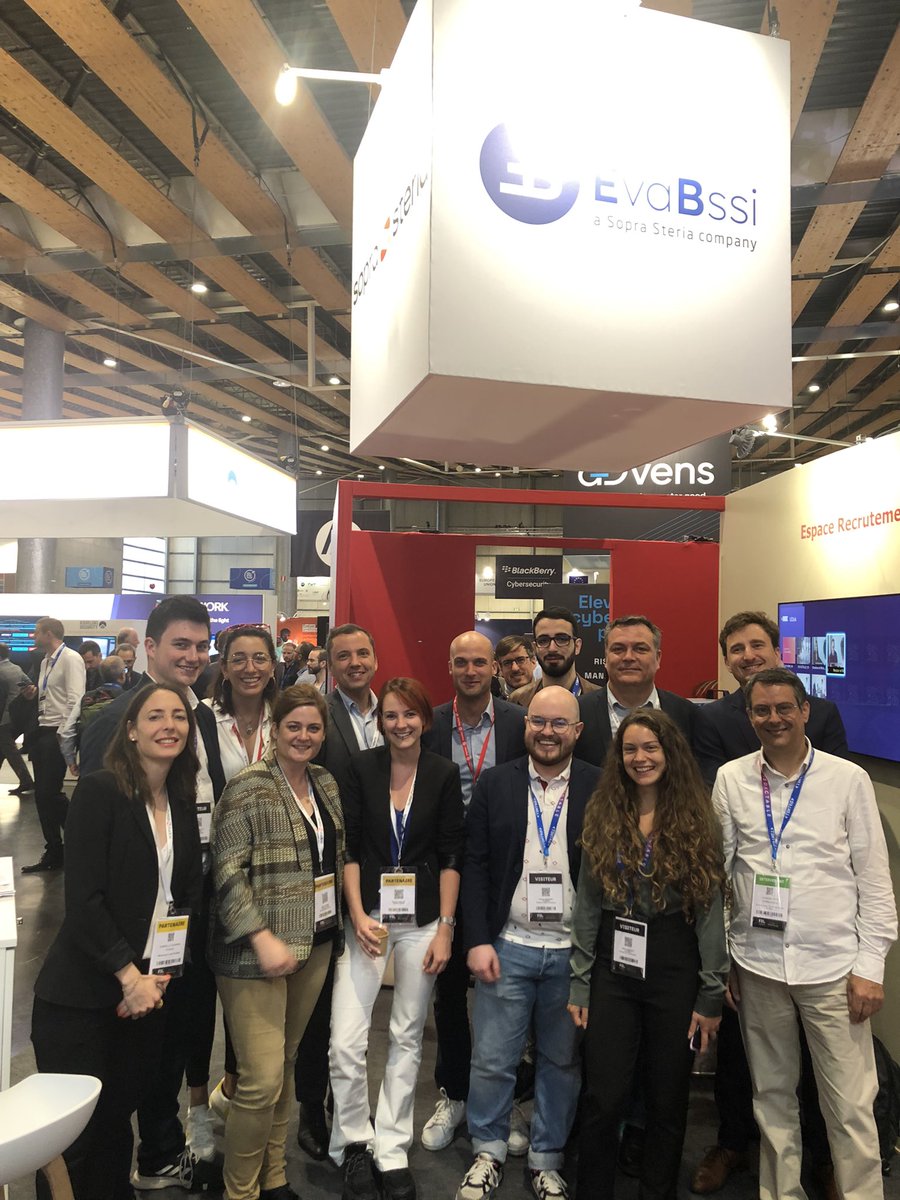 #FIC2022 avec <a href="/SopraSteria_fr/">Sopra Steria France</a> : gros programme stand C15 avec 3 démos : kill chain IA et défense automatisée || 3 cas d’usage de MITRE || Mactan, notre SIEM souverain, et bien sûr #recrutement et point d’eau (ceux qui savent savent) RDV stand C15!
