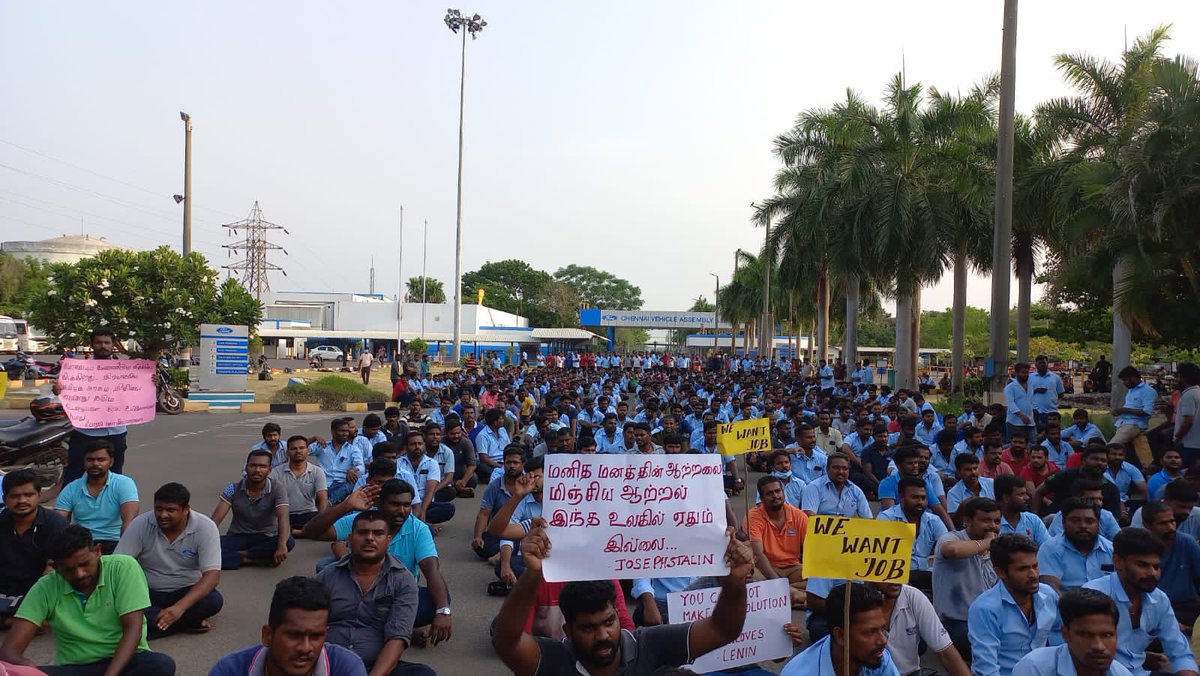 Asanasif2's tweet photo. வேலை கிடைக்கும் வரை போராட்டம்
#justicefor_FORDINDIA_Workers
@mkstalin @PMOIndia @EPSTamilNadu @PTTVOnlineNews @jimfarley98 https://t.co/wAQpFSoSue