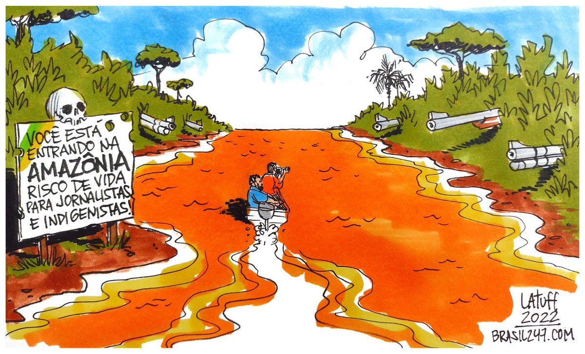 HumorPoliticobr's tweet photo. #Amazônia #Brasil #Charge #Desaparecidos #entrando #estadobrasileiro #indigenista #Jornalista #RISCODEVIDA #WewantDomPhillipsandBrunoPereiraALIVE
https://t.co/HB5iawddGO https://t.co/P3wh7Pe6h0