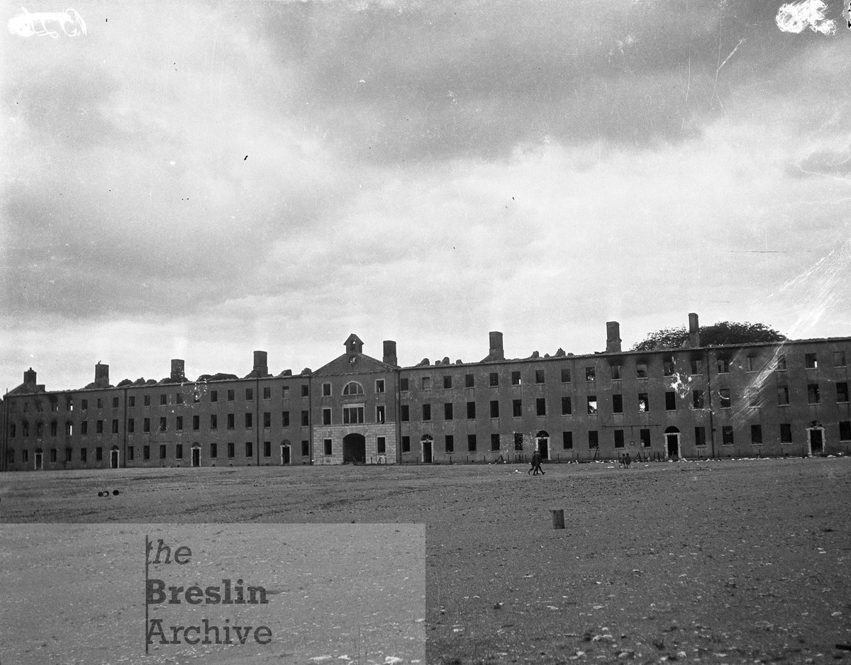 breslinarchive's tweet photo. We are currently putting together info for our photos of the Fermoy Barracks, taken in August 1922 after they were burned

These three images are of the West (New) Barracks - the first is of a building in the SE corner, the second is the main barracks, and the third the SW corner https://t.co/ZOquuPlICB