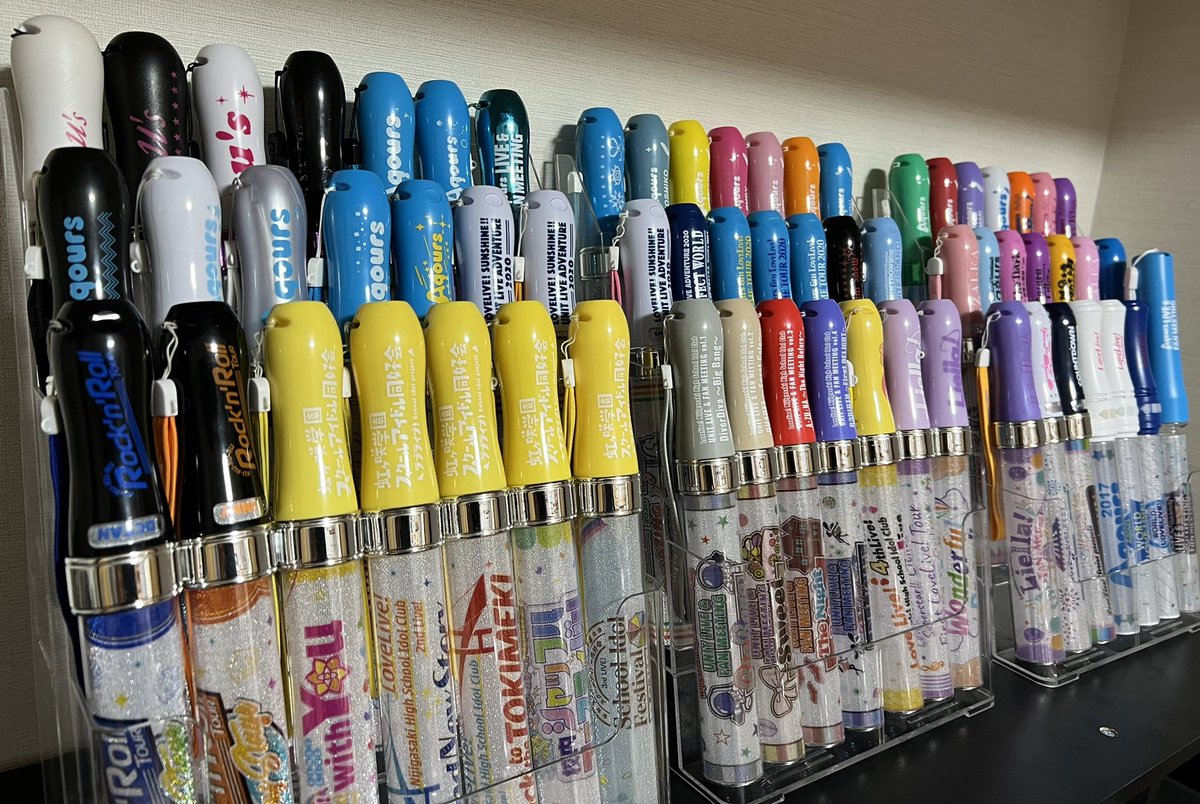 ラブライブ！　ブレード　まとめ売り 海外製も含めて、おそらく全てのラブライブレード(計63本)を