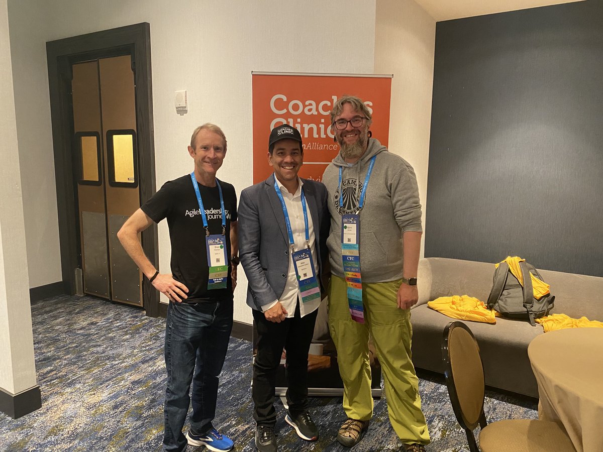 alcaniza's tweet photo. ¡Last chance! Get coached at the Global Scrum Gathering 2022 Denver + Beyond by Scrum Alliance. Our Coaches Clinic team is composed of high-quality volunteers from our coaching community. See you there.
#gsgden22 #coachesclinic #scrumalliance #agilecoaching https://t.co/CflwYRaDjt