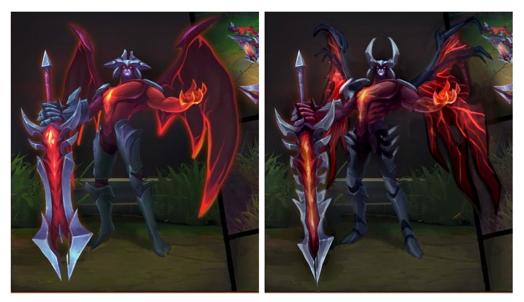 RaavenR's tweet photo. Guys @LeagueOfLegends @Rovient  @LoLDev @MarcMerrill @RiotPhroxzon  @riotgames please bring back the traditional skins like these and give them their old voice lines. Let us veteran players enjoy our fav reworked old champs with some retro content. (1/2) https://t.co/87zuNV2xJ5