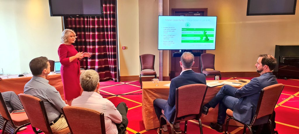 and great to see two of the <a href="/accel_green/">Accelerate Green</a> cohort pitching at the event! Real Leaf Farm, and <a href="/Pos_Carbon/">Positive Carbon</a> two of the seven companies presenting today #ISF22