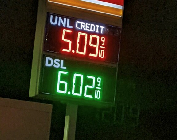 Rep. Mike Kelly on Twitter: "Gas prices are now officially over $5 a gallon in Western Pennsylvania. This was taken in Mercer County this morning. Americans are spending $5K this year on