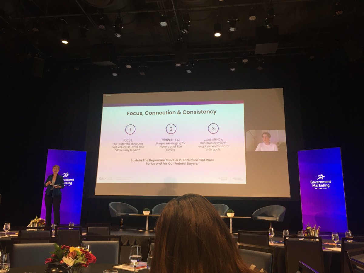 PRMillennial's tweet image. Keys to developing high growth strategy - Focus. Connection. Consistency. #GAIN2022 #marketingstrategy