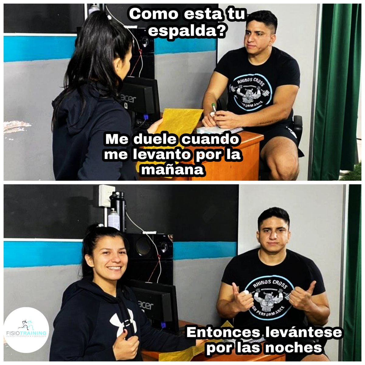 fisiotraining__'s tweet photo. Tenemos solución a todo 😉 https://t.co/Kxjivu0xLE