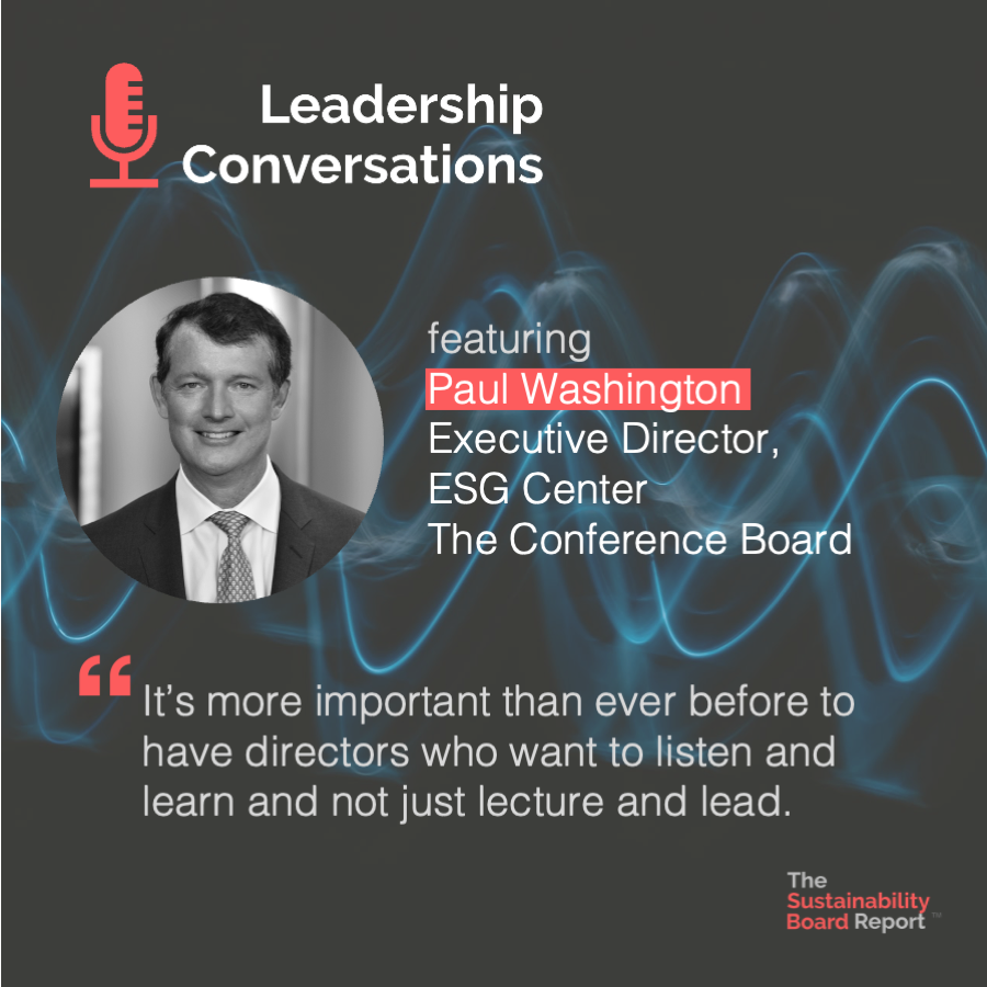 Our Paul Washington joined <a href="/freddyoglobal/">Frederik Otto</a> and Helena Gudjonsdottir on <a href="/TSBoardReport/">The Sustainability Board</a> to discuss how the relationship between NGOs, government, and business has changed, what makes a sustainable board, and what challenges lie ahead. Listen now: ow.ly/9Cx250JswTL