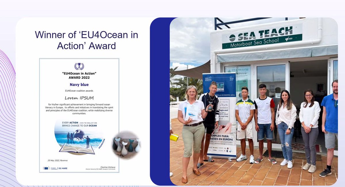 EurOcean (@euroceancentre) on Twitter photo "Being part of the #EU4Ocean Platform gave us good contacts, access to networks and visibility"
Silja Teege from <a href="/BlueGeneration_/">BlueGenerationProject</a> at the <a href="/IocUnesco/">UNESCO Ocean</a> webinar "“20 days to Lisbon - #OceanLiteracy in Action” webinar! "Being part of the #EU4Ocean Platform gave us good contacts, access to networks and visibility"
Silja Teege from <a href="/BlueGeneration_/">BlueGenerationProject</a> at the <a href="/IocUnesco/">UNESCO Ocean</a> webinar "“20 days to Lisbon - #OceanLiteracy in Action” webinar!