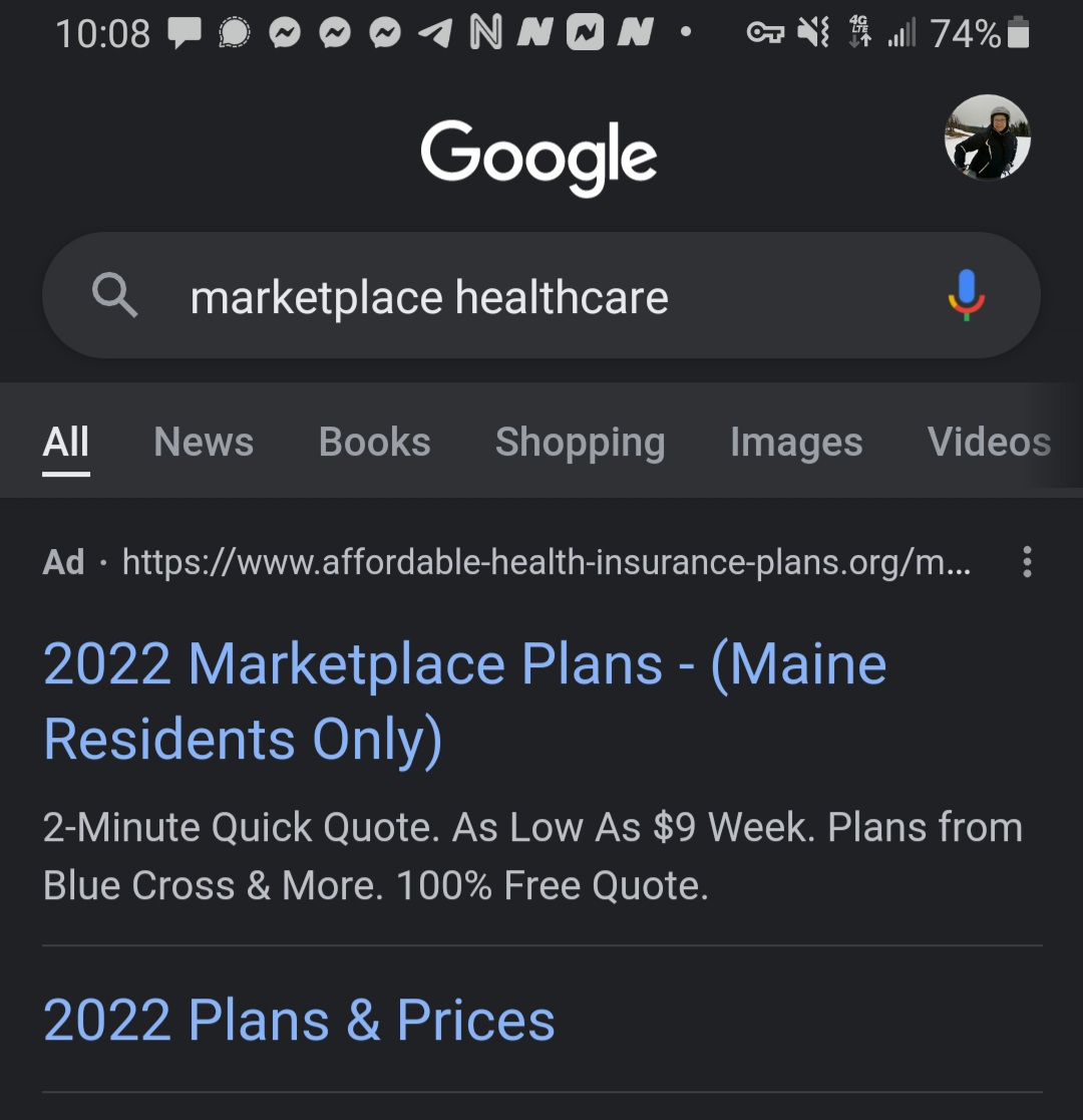 WendyCavers's tweet photo. @GovJanetMills So I'm shopping for Health Insurance.
Here's The Add Below 👇
10 different agents call me.
Not one agent has this kind of plan to offer.
I call false advertising !! 
@GovJanetMills https://t.co/yYmENOpMel