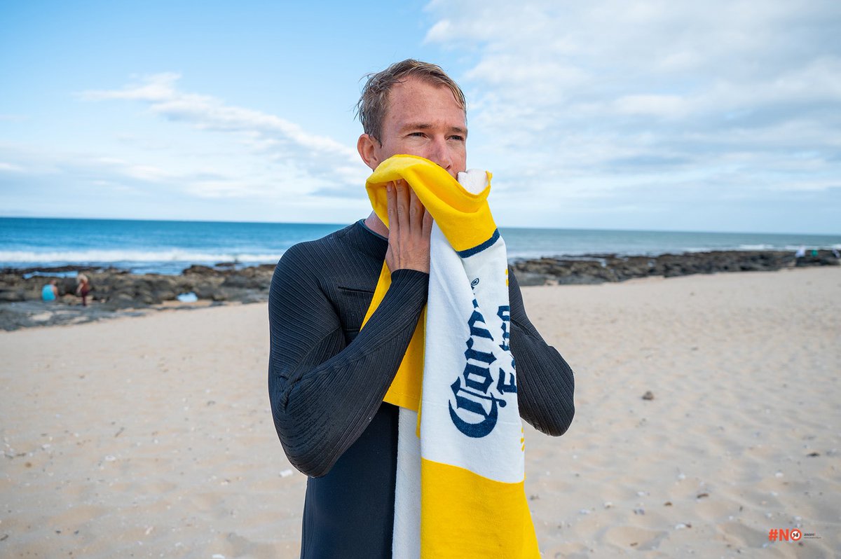 Dyllightfoot's tweet photo. There's nothing quite like a post ocean dip. 
#WorldOceansDay
#ThisIsLiving #Ad @CoronaAfrica https://t.co/0ctpDtOiG8