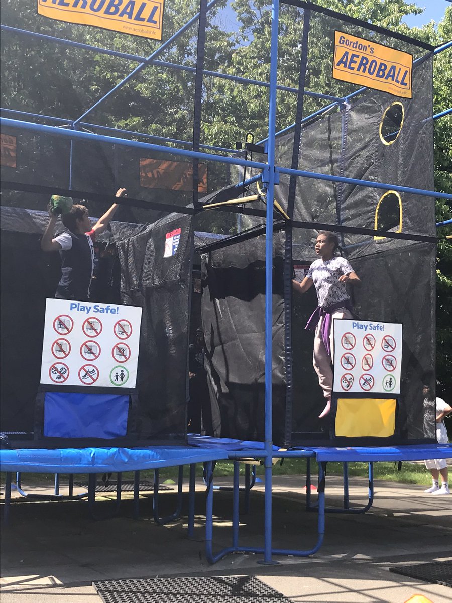 Lots of fun playing Aeroball- I wonder who will win??