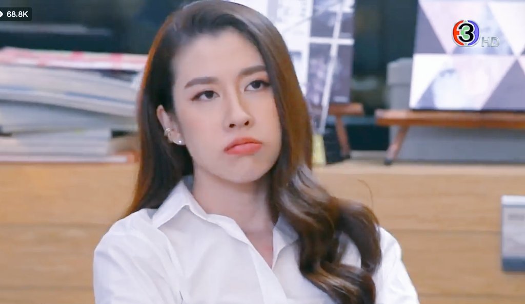 jaewjajaa's tweet photo. ความทำหน้าทำตาของยัยมุกจอมแสบ 
#บุพเพร้อยร้ายep4 https://t.co/s9ZhwIbe0c