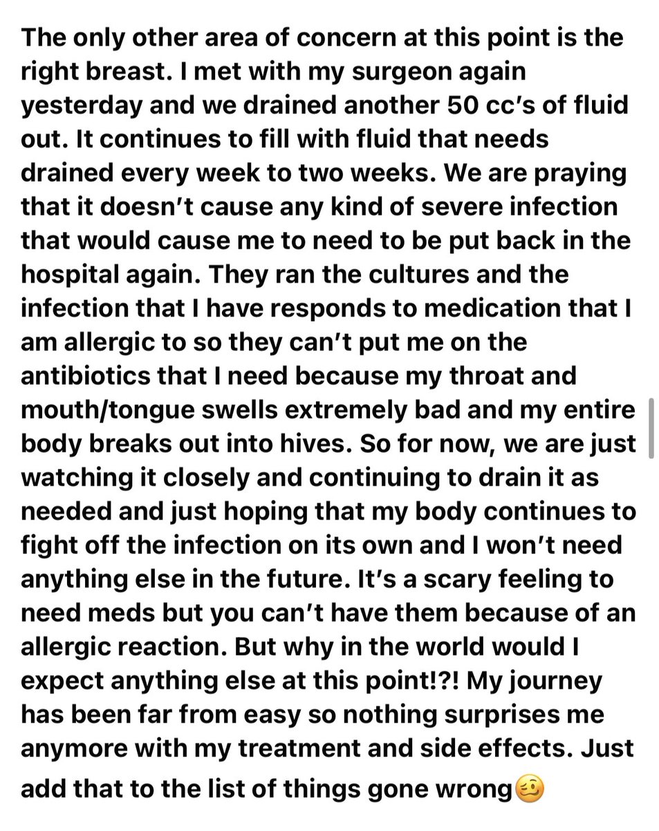 Haven’t posted in a while. Wanted to give a quick update. After radiation today, I only have 5 more left!! To say this has been hard is an understatement. Below are a few of the most recent updates from Facebook! #KeilingTheCancer #DontBeLikeMe #CheckYourself