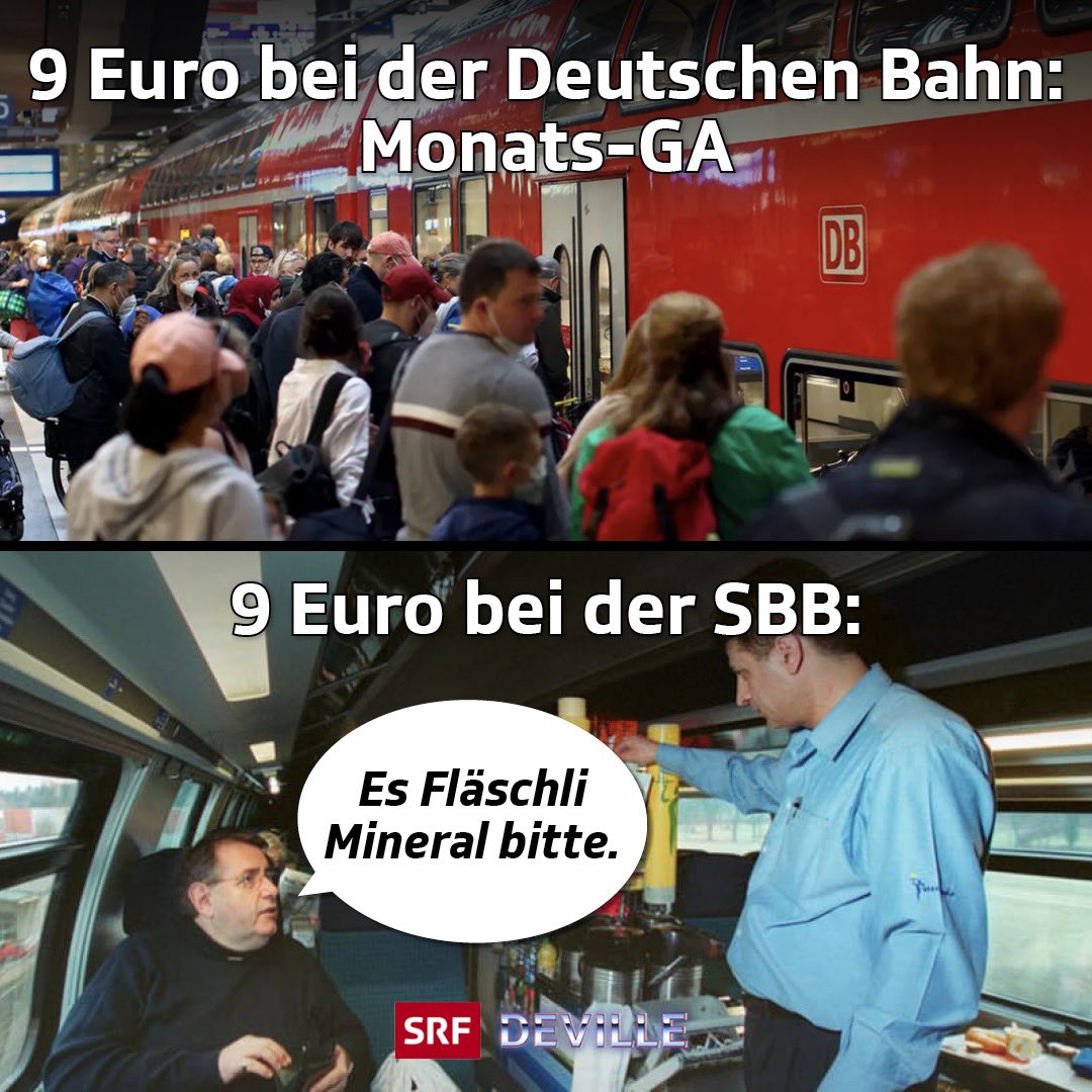 Nicht verwechseln ☝️ #9EuroTicket