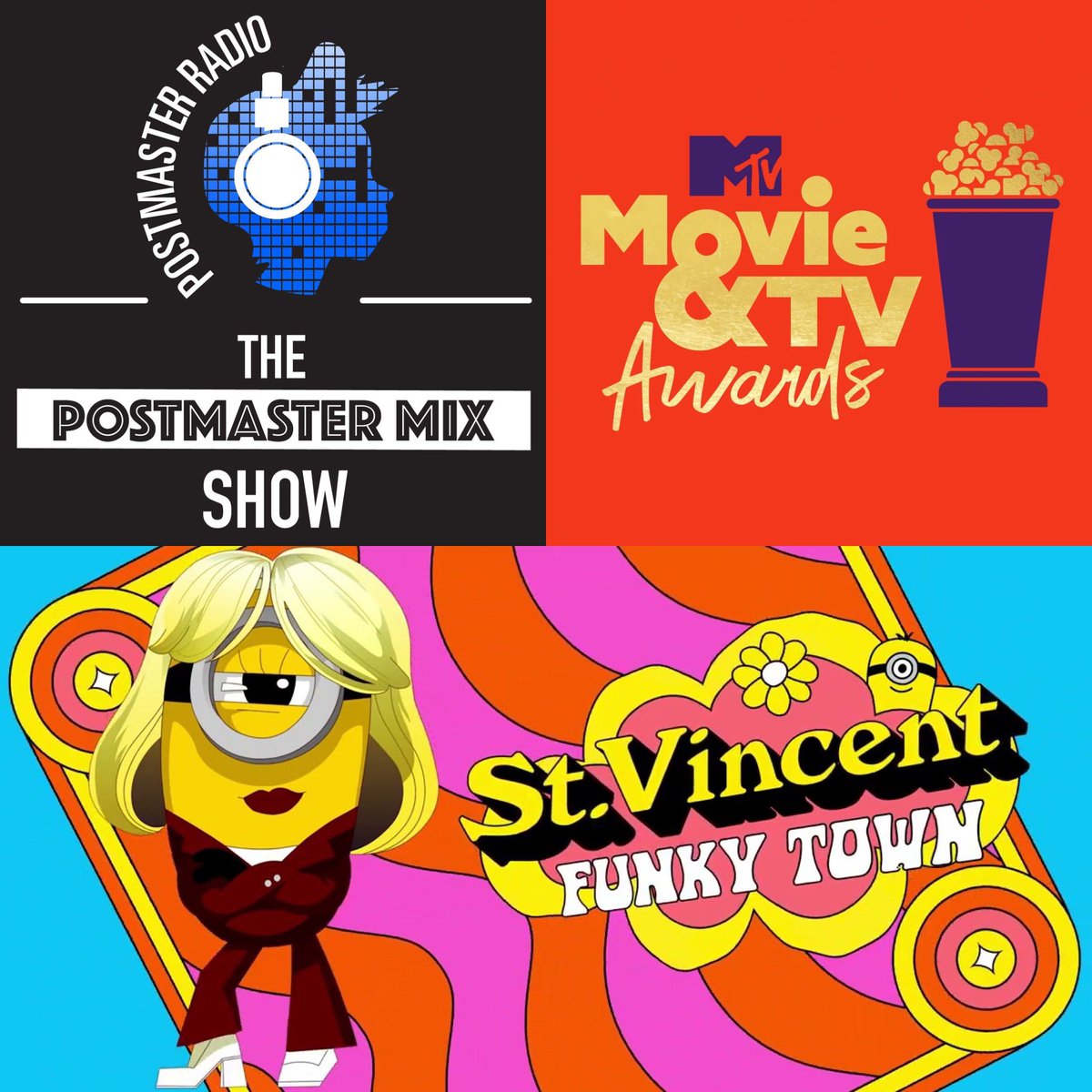 PostmasterRadio's tweet photo. From the 2022 @MTVAwards, to @st_vincent’s cover of Funkytown, this week’s #PostmasterMix is sure to be a fun one! Listen on Apple Podcasts, Google Podcasts, Anchor, & Podchaser!
https://t.co/MDqBGAKUbJ https://t.co/9dBlR902jB